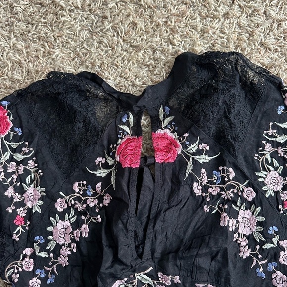 FREE PEOPLE Chiara Embroidered Top - Picture 7 of 9